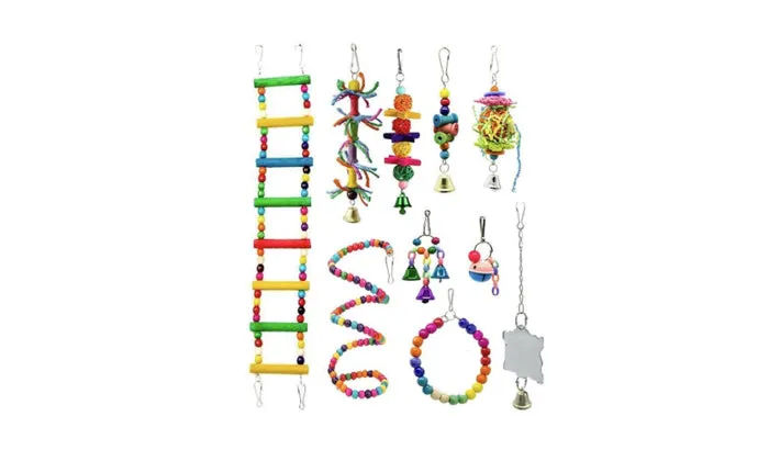 10 Piece Bird Toys