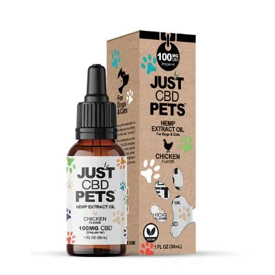 100mg  - 500mg CBD Oil for Dogs | Chicken Flavoured | 30ml