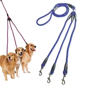 140cm 3 In 1 Leash Multi-head Dog Walking Rope