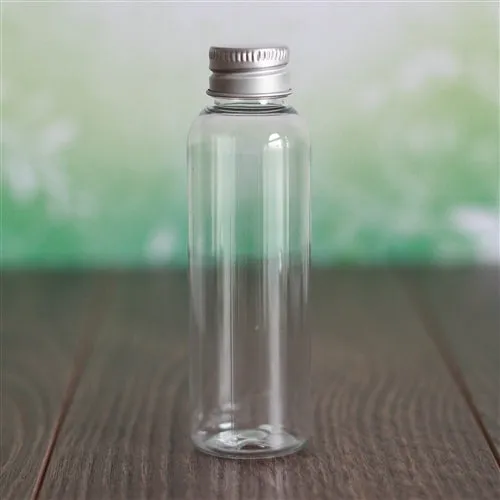 2 oz Clear PET Bullet Bottle with 20-410 Neck