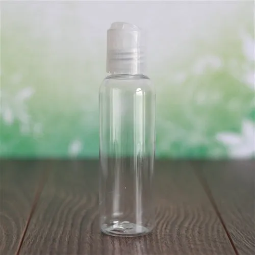 2 oz Clear PET Bullet Bottle with 20-410 Neck