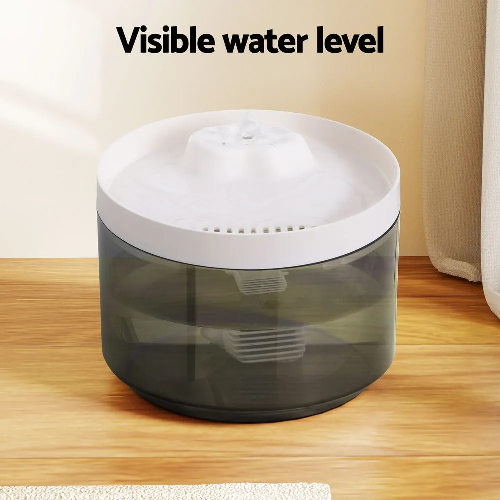 2.2L Pet Water Fountain Feeder Dispenser Filter Dog Cat Drinking Automatic