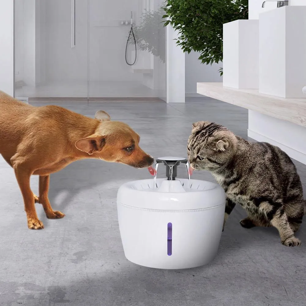 2.5L Automatic Pet Fountain Water Drinking Feeder Bowl