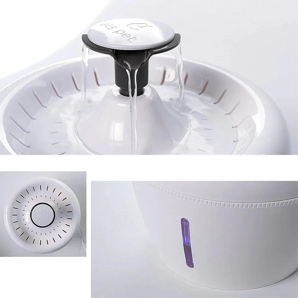 2.5L Automatic Pet Fountain Water Drinking Feeder Bowl