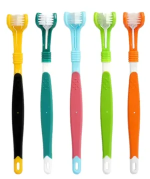 3 Sided Pet Toothbrush-  Small