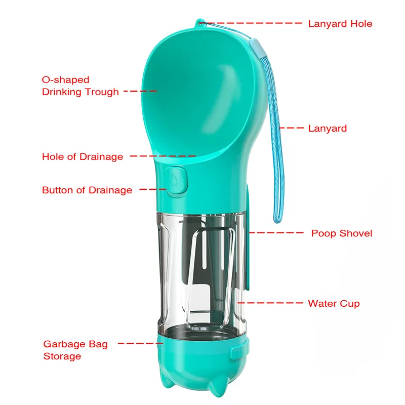 4 in 1 Multifunctional Dog Bottle