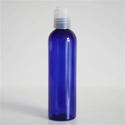 4 oz Blue PET Bullet Bottle with 20-410 Neck