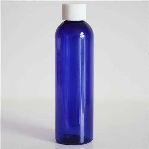 4 oz Blue PET Bullet Bottle with 20-410 Neck