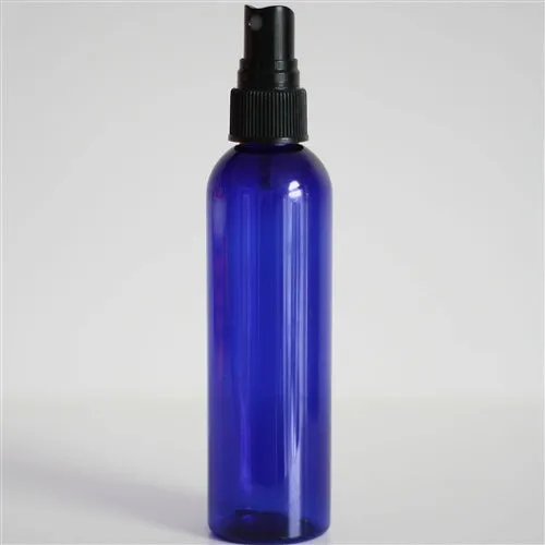 4 oz Blue PET Bullet Bottle with 20-410 Neck