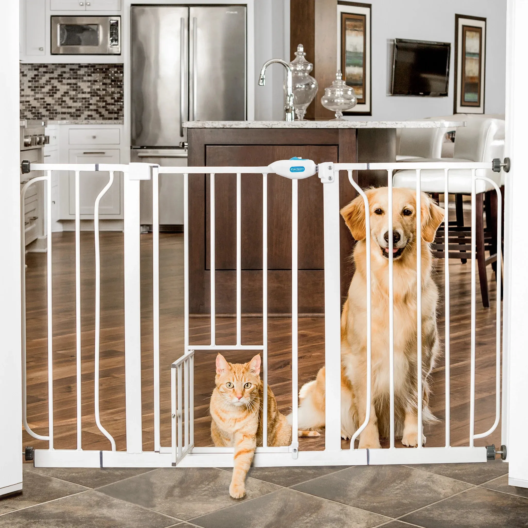 51” Extra Wide Walk-Thru Pet Gate