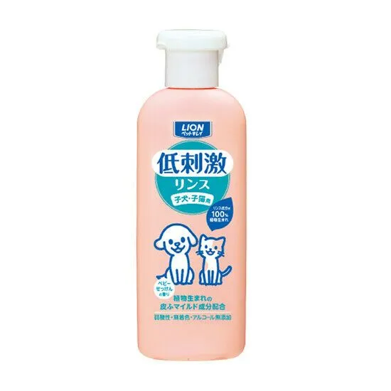 [6-PACK] Lion Japan Pet Beauty Hypoallergenic Rinse for Puppies and Kittens 220ml