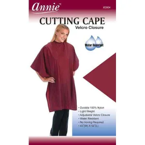 Annie Cutting Cape Velcro Closure Burgundy