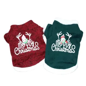 AnniePaw Christmas Dog Vest - Warm Hoodie for Small & Medium Dogs