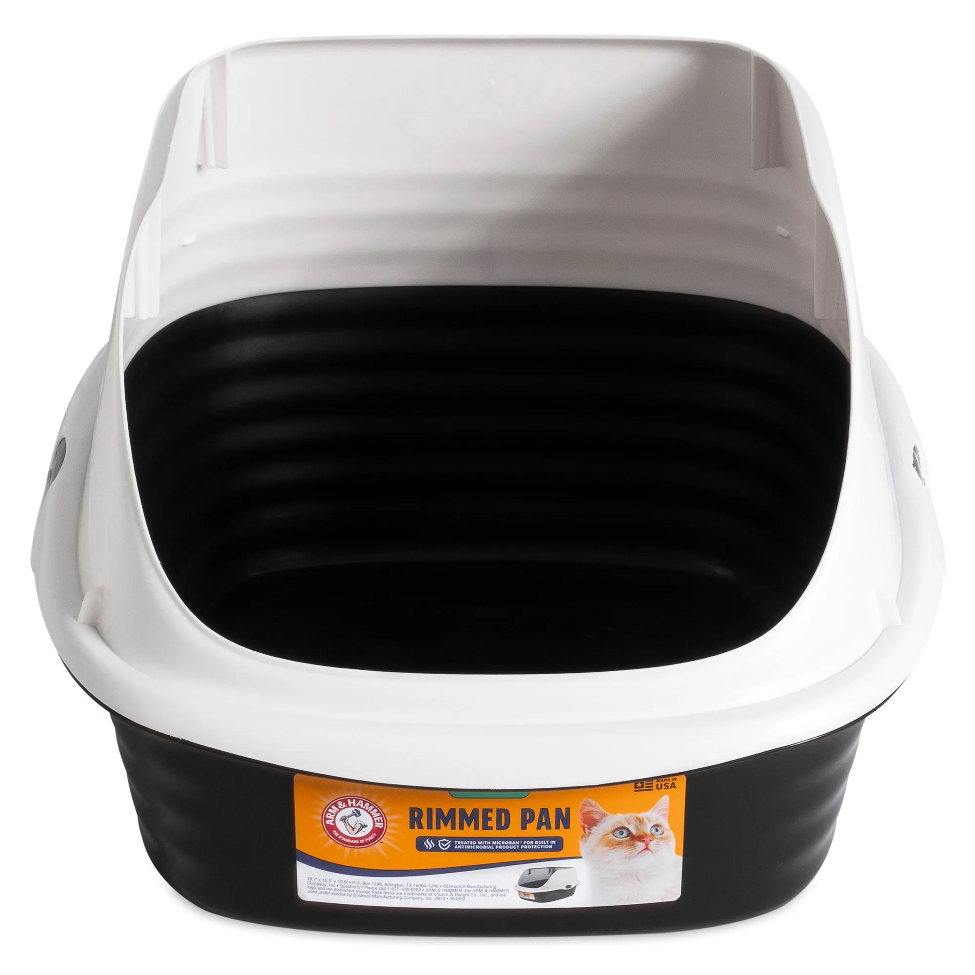 Arm & Hammer Large Rimmed Wave Cat Litter Box