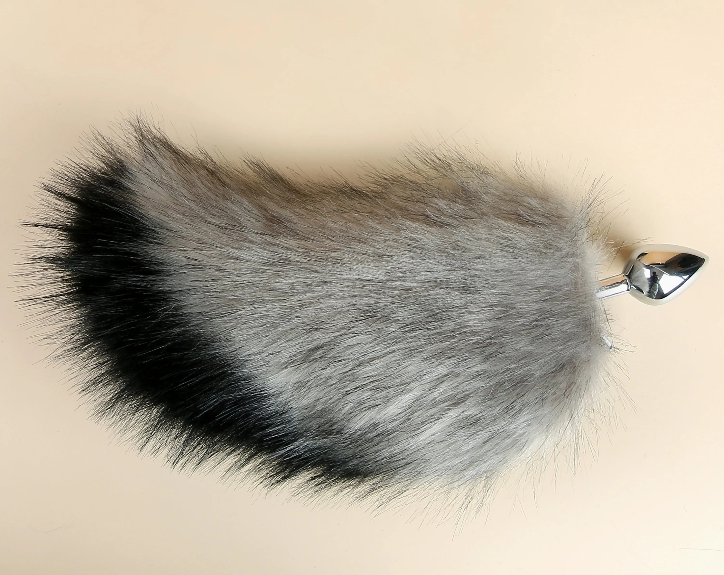 balck gray sheep tail plug and ear set cosplay goat ear and tail set petplay sheep tail butt plug and ear set bdsm sextoy for couple