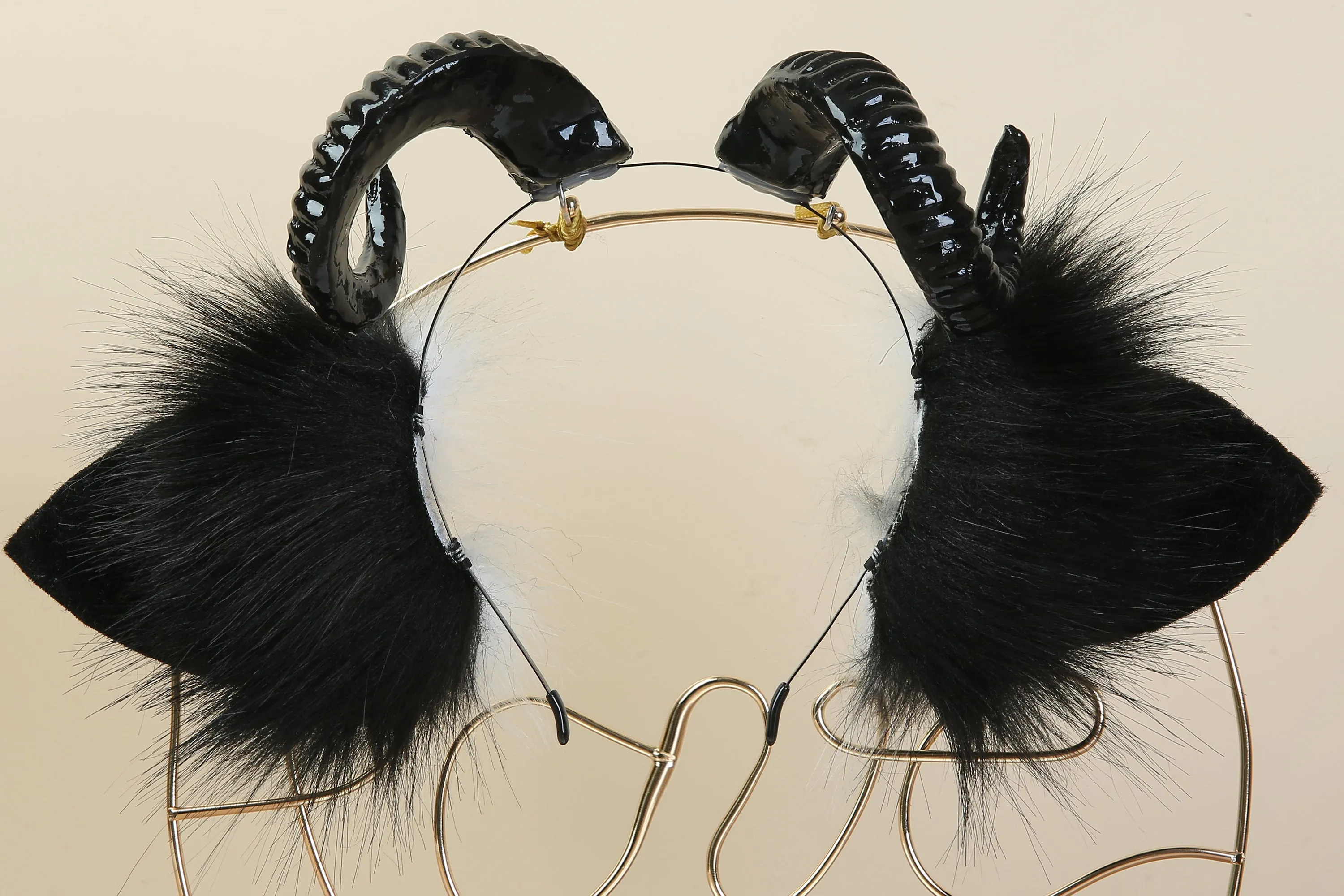 balck sheep tail plug and ear set cosplay goat ear and tail set pet play sheep tail butt plug and ear set bdsm toy sextoy for couple