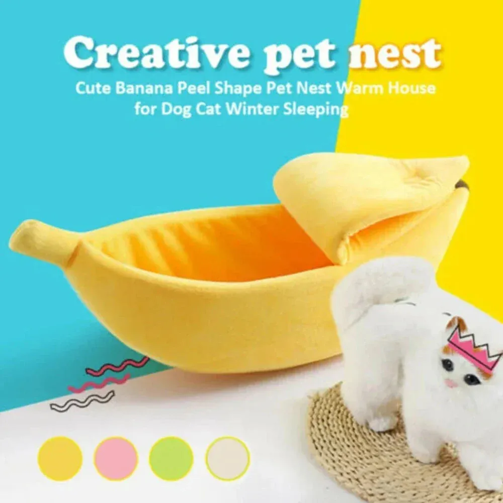 Banana Theme Pet Bed