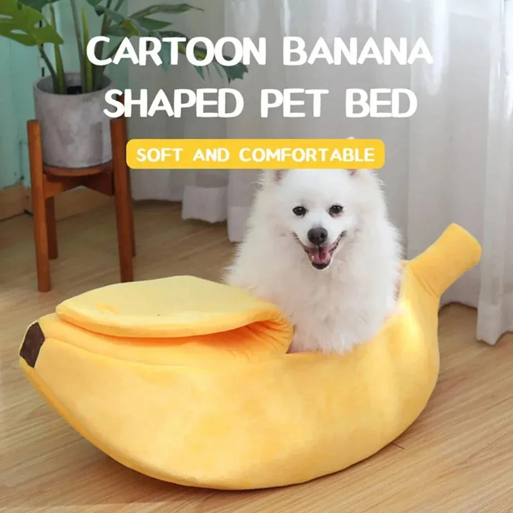 Banana Theme Pet Bed