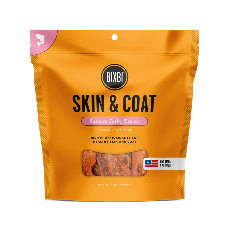 BIXBI Skin & Coat Salmon Jerky Treats