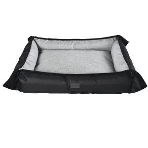 Black Pet Premium Bed For Small Dogs, 24 X 16 X 3-Inch