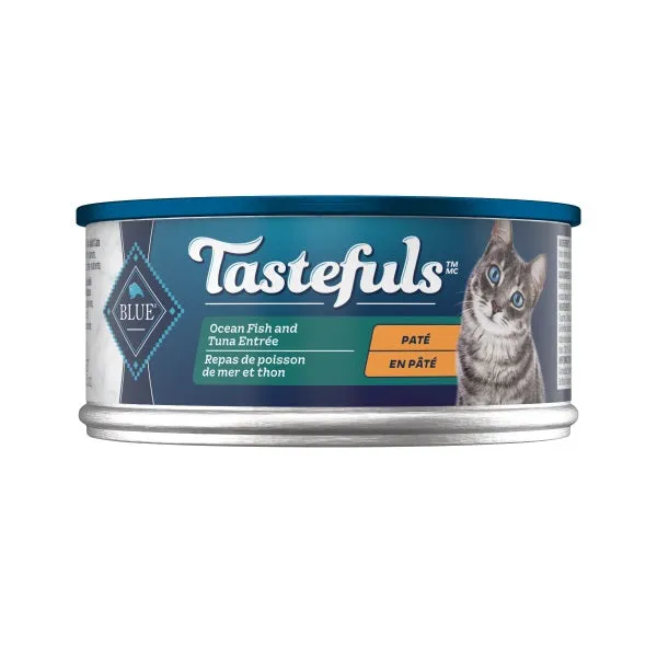 Blue Buffalo Adult Tastefuls Pate Ocean Fish & Tuna Cat Wet Food