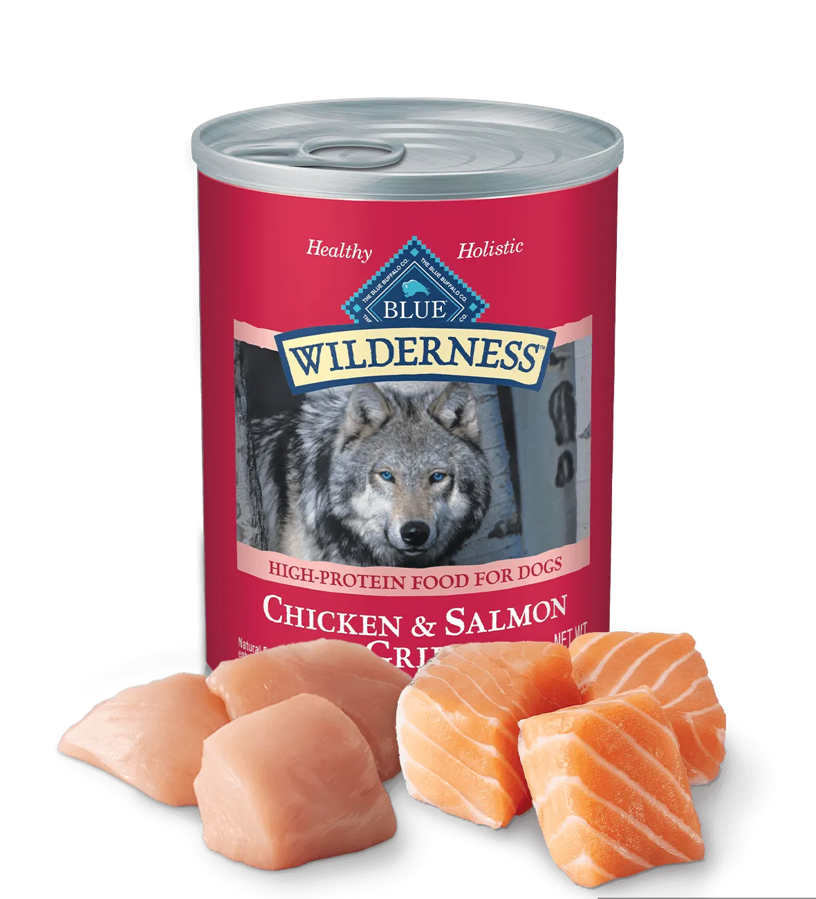 Blue Buffalo Wilderness Chicken and Salmon Grill Dog  Wet Food