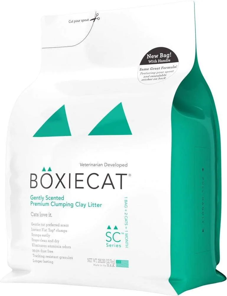 Boxiecat Gently Scented Premium Clumping Clay Litter