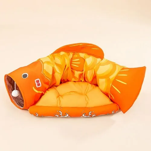 Cat Bed Multifunctional Pet House Cave Toy For Cats Collapsible