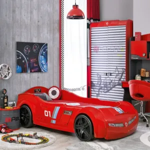 Cilek Turbo Max Car Bed (Red) (90x195 cm)