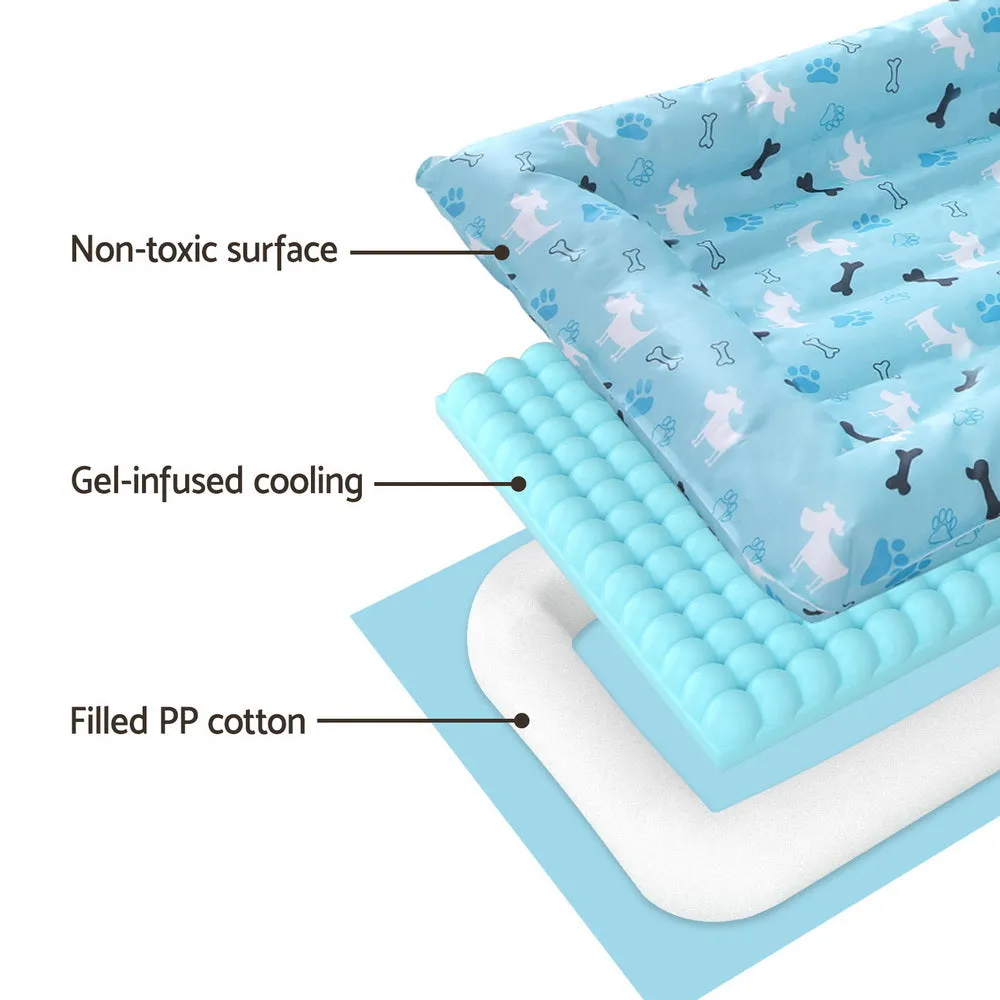 Cooling Gel Pet Mat, Scratch-Resistant PVC, Large | i.Pet