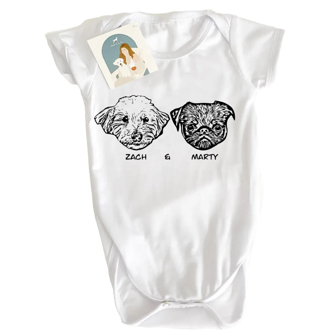 Custom Pet Baby Onesie