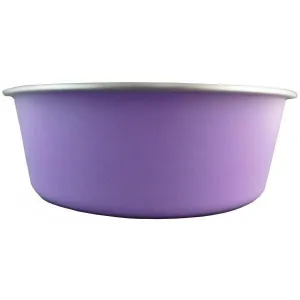 Delisio Design Stainless Steel Dog Bowl Purple Small