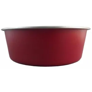 Delisio Design Stainless Steel Dog Bowl Red Extra Small