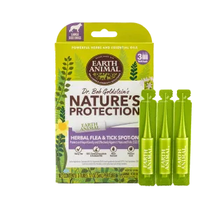 Earth Animal Nature’s Protection™ Flea & Tick Herbal Spot-On For Dogs