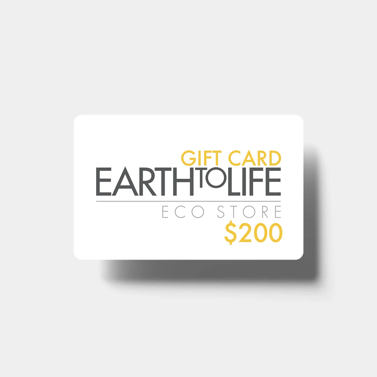 Earth to Life Gift Card