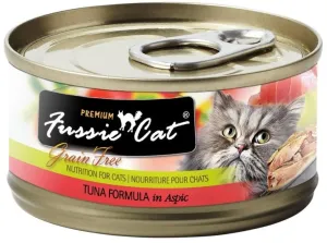 Fussie Cat Premium Grain Free Tuna Formula in Aspic Canned Cat Food