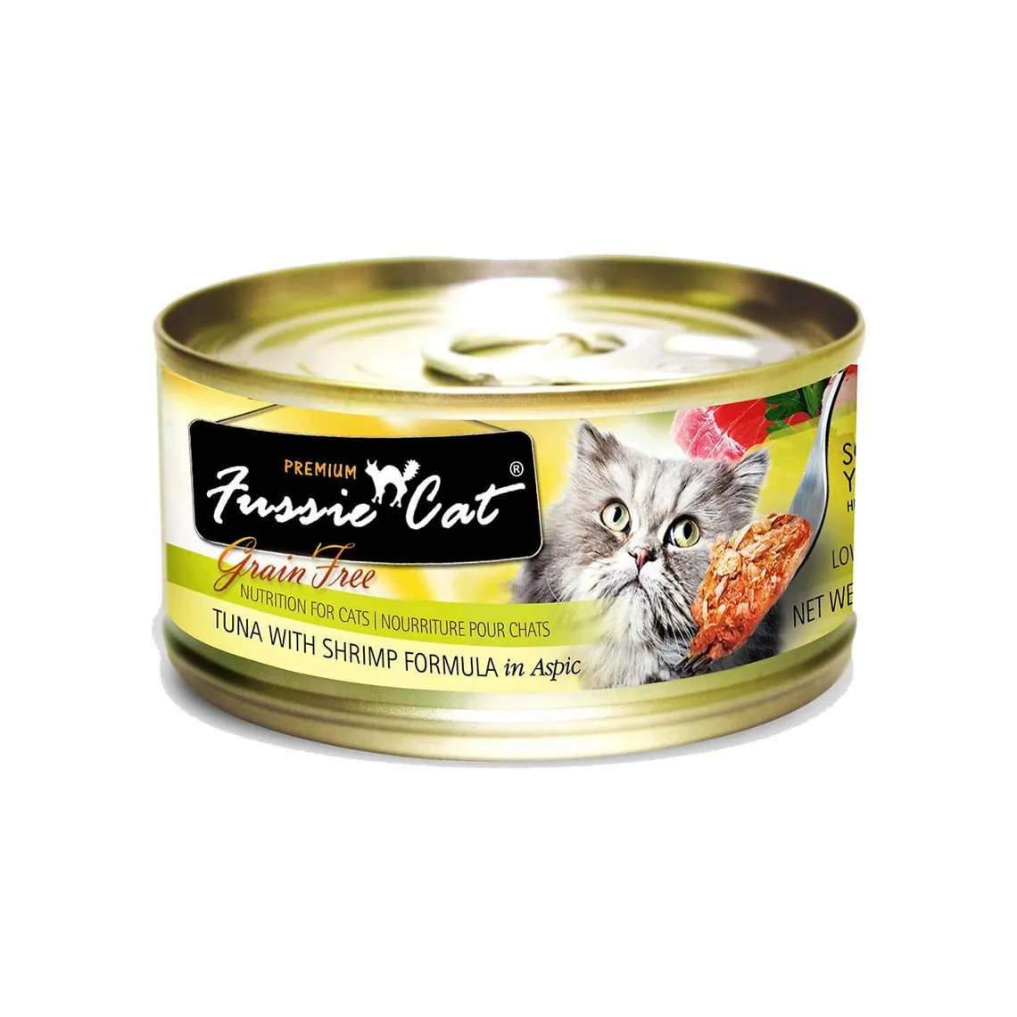 Fussie Cat Shredded Meat Canned Cat Food