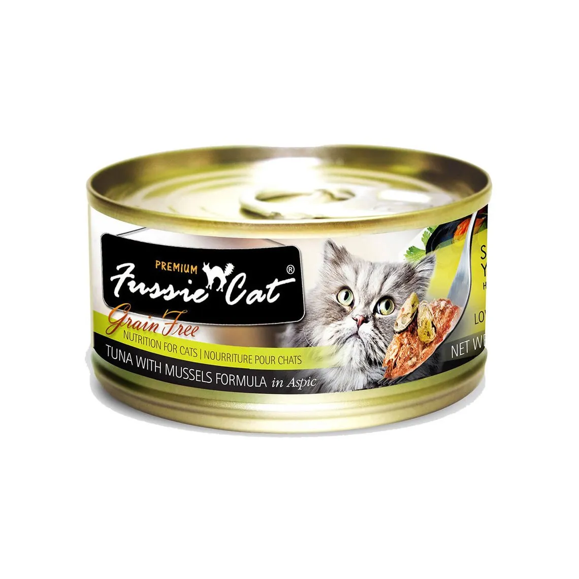 Fussie Cat Shredded Meat Canned Cat Food