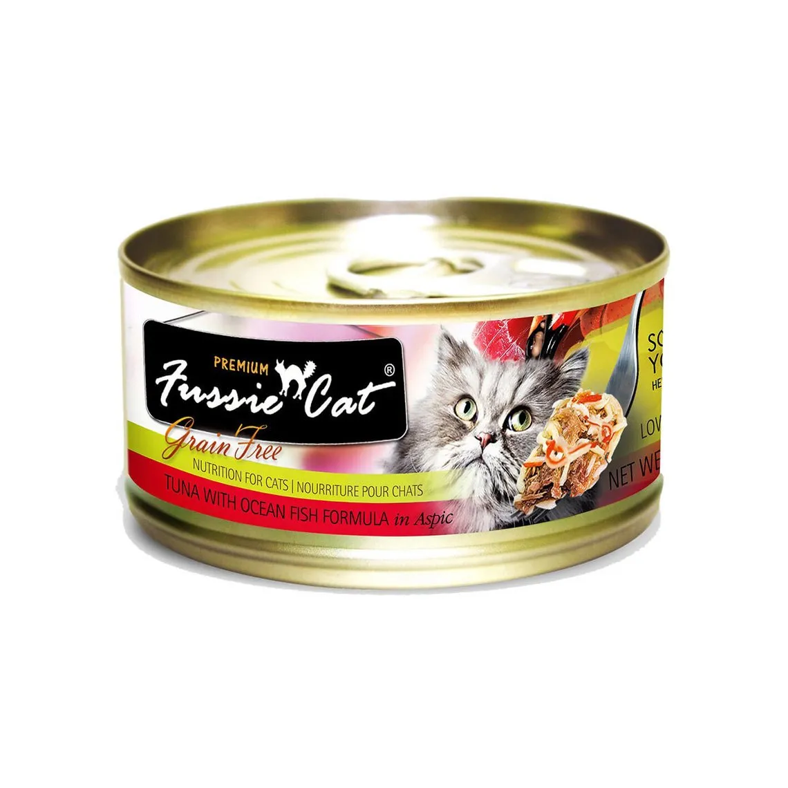 Fussie Cat Shredded Meat Canned Cat Food