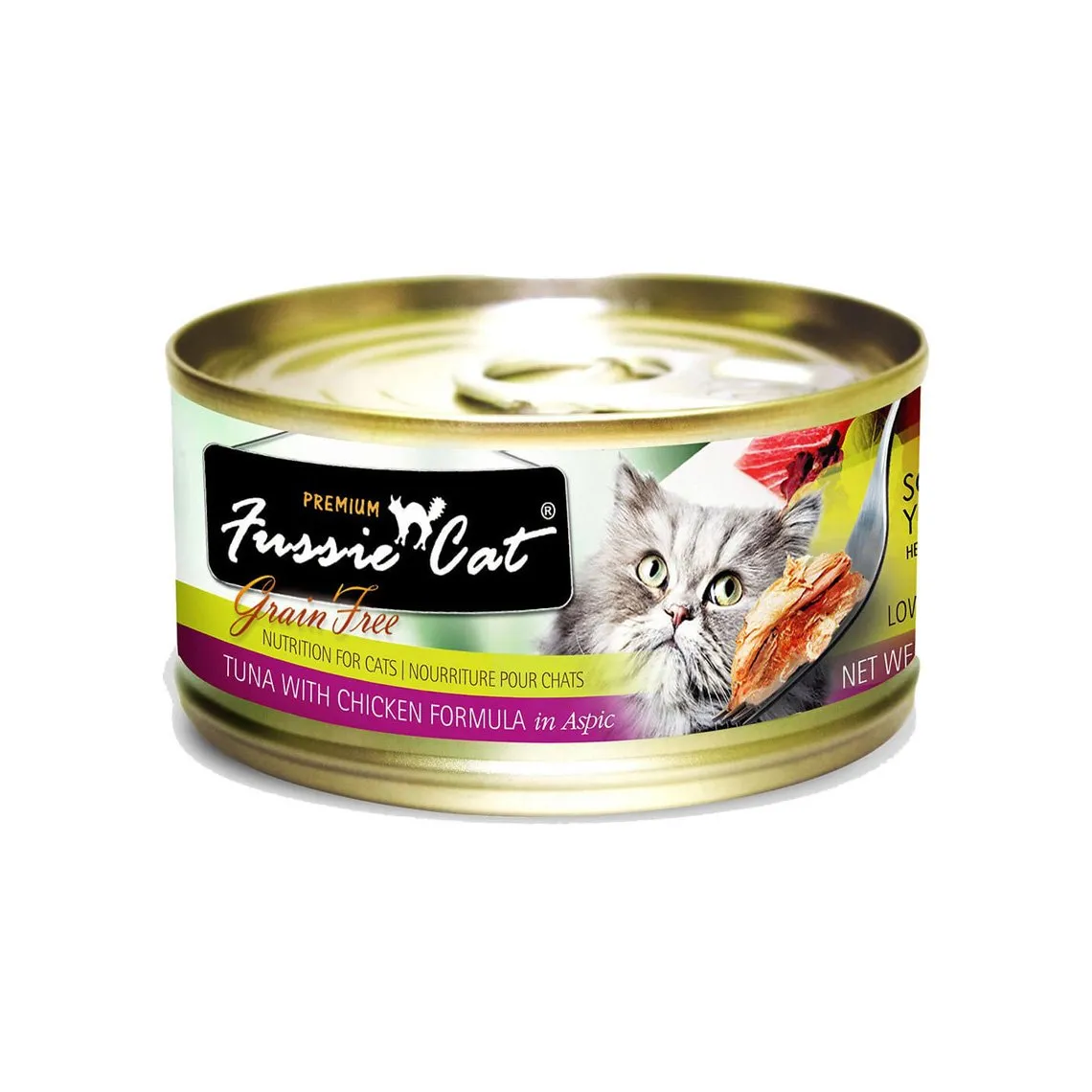 Fussie Cat Shredded Meat Canned Cat Food