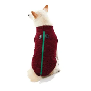 Gooby Zip-Up Fleece Vest Fuscia