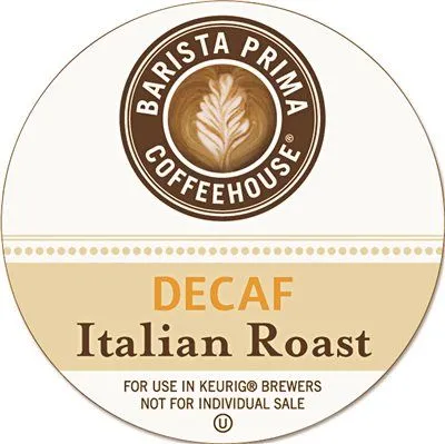 Green Mountain Coffee Decaf Italian Roast K-Cups Coffee Pack 24 Per Box