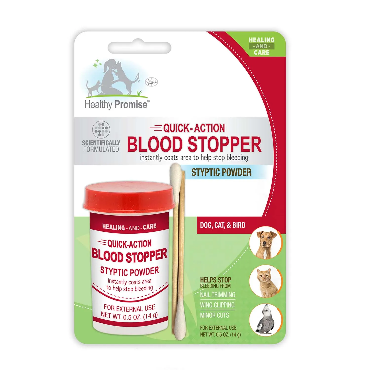 Healthy Promise Quick-Action Pet Blood Stopper Styptic, 0.5 oz