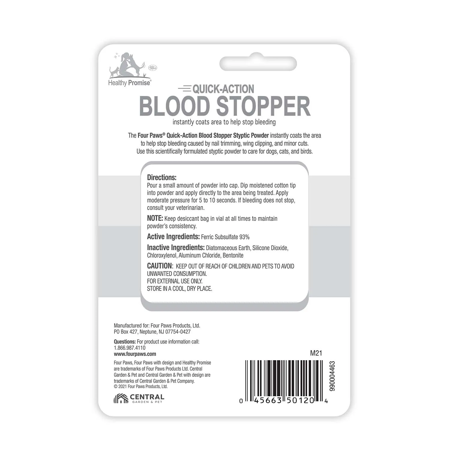 Healthy Promise Quick-Action Pet Blood Stopper Styptic, 0.5 oz