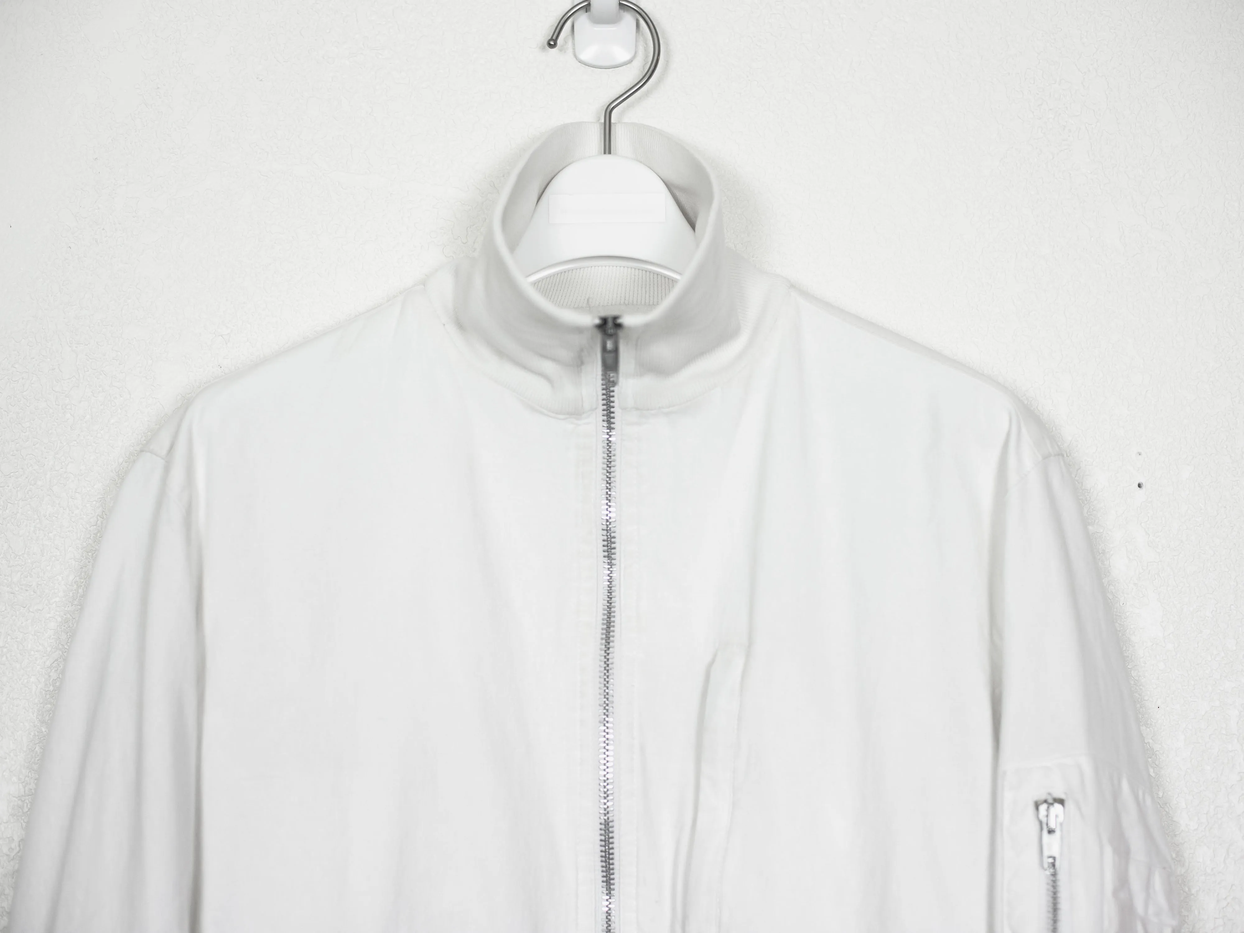 Helmut Lang SS99 Resin Coated High Collar MA-1 Bomber