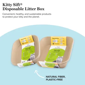 Kitty Sift - Eco-Friendly Litter Box Kit (Pack of 6)