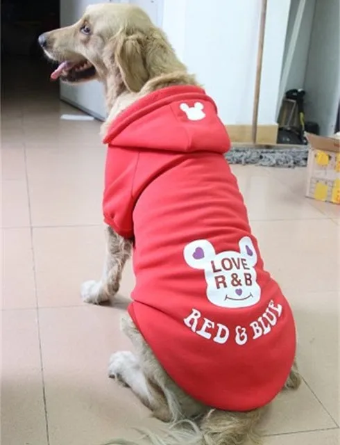 Large Dogs Warm Coat Hoodie