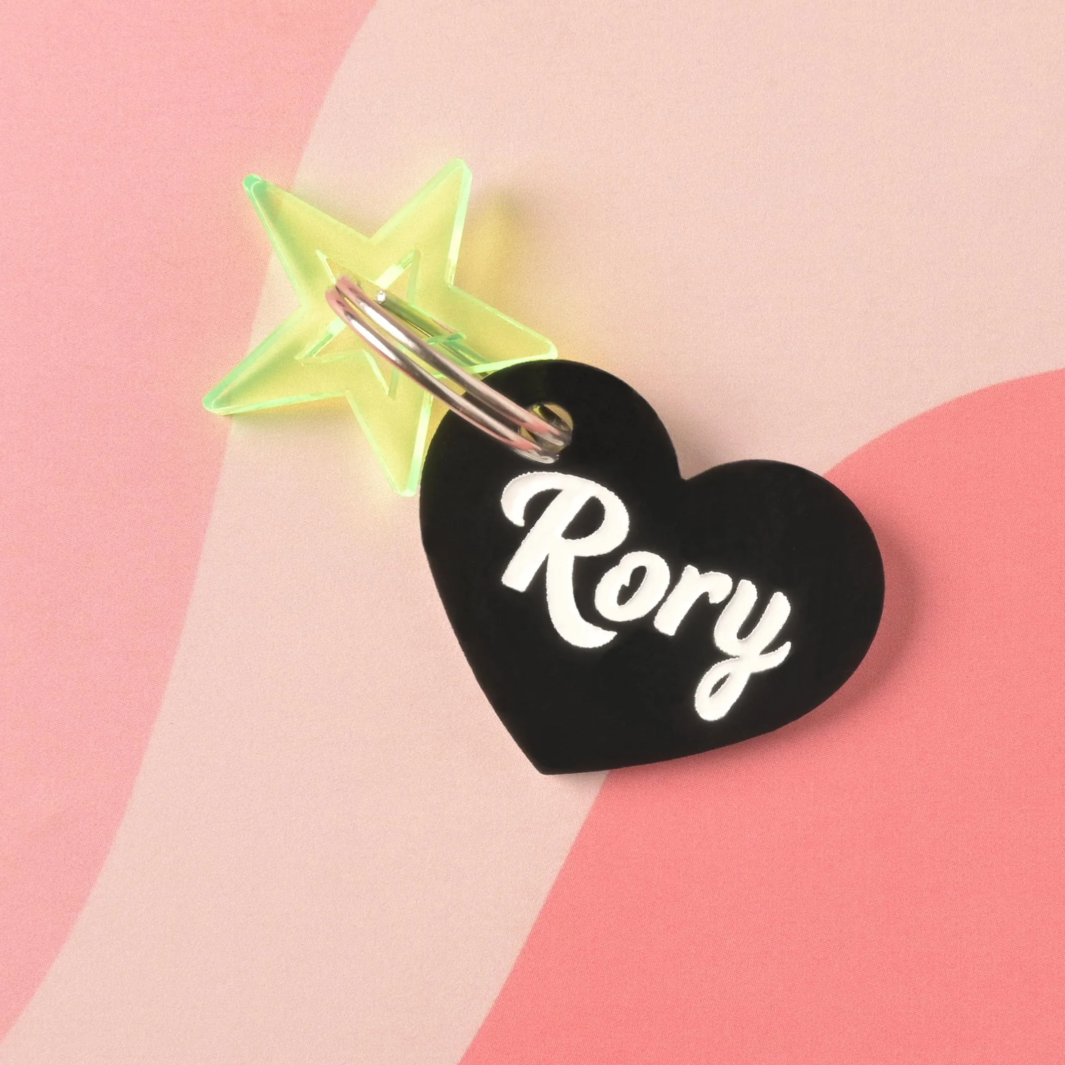 Lucy Heart Personalized Pet Tag