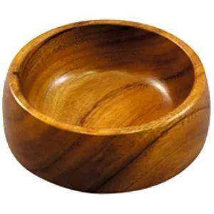 Marukan Wooden Pet Bowl For Dogs