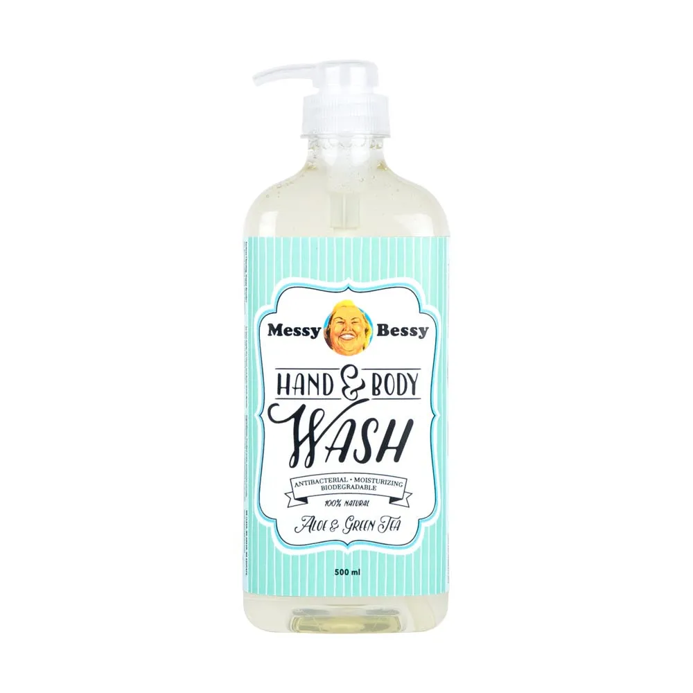 Messy Bessy – Hand & Body Wash (Aloe Green Tea)